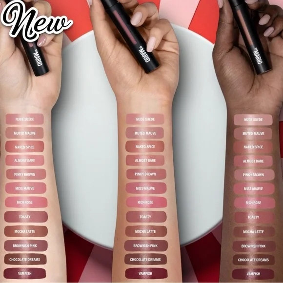 New NIB Makeup by Mario Ultra Suede Cozy Lip Crème - Vampish - Picture 9 of 9